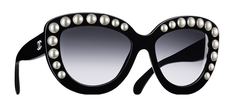 Style Crush: очки Chanel Butterfly с жемчугом