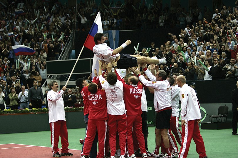 Sport&Lifestyle. Матч Кубка Дэвиса между сборными команд...