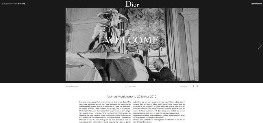 Новости: DiorMag – новый интернет-журнал