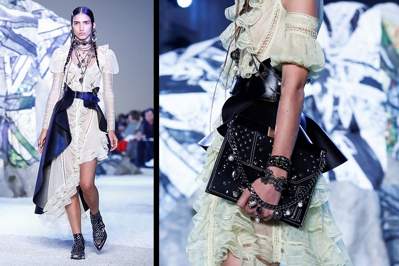 Всем сестрам по серьгам: показ Alexander McQueen весна-лето ...