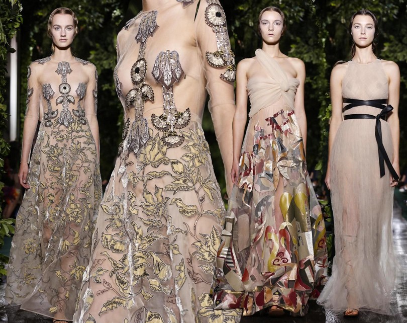 Style Notes: кутюрная коллекция Valentino — викторианский ав...