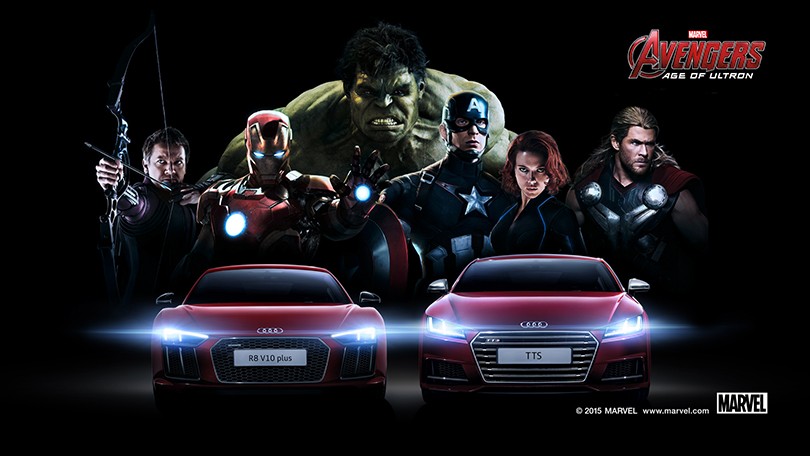 Механизмы: «Мстители: Эра Альтрона» — в ролях Audi R8, Audi ...