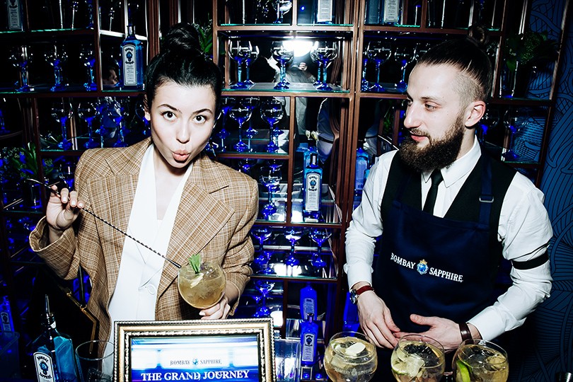 Коктейль и ужин Bombay Sapphire