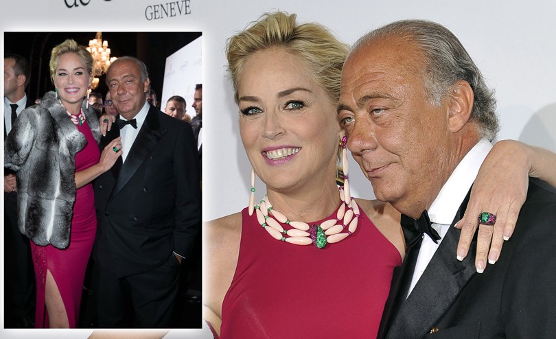 Cannes-2014. Шарон Стоун и другие гости вечеринки ювелирного...