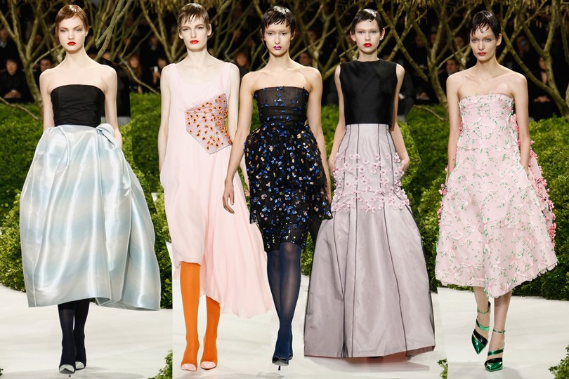 Haute Couture: цветочное шоу Christian Dior в Париже