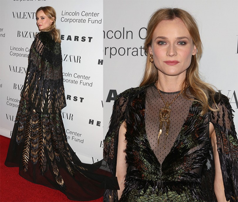 Star Look: птица счастья — Диана Крюгер на вечере Valentino