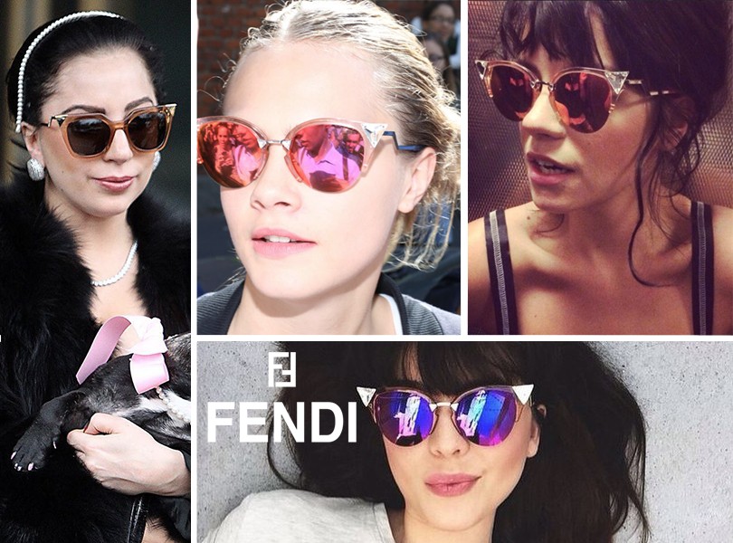 Style Crush: фантазийные солнцезащитные очки Fendi Iridia