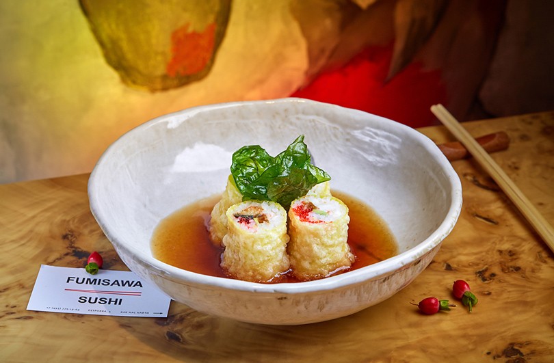 Что на ужин? Горячие роллы в Fumisawa Sushi