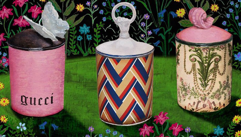 Новая коллекция Gucci Décor: монограммы, насекомые и дополне...