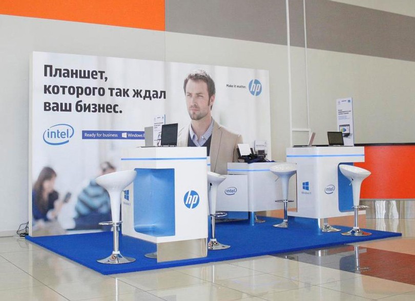 Новости. Демо-зоны Hewlett Packard во Внуково и Шереметьево