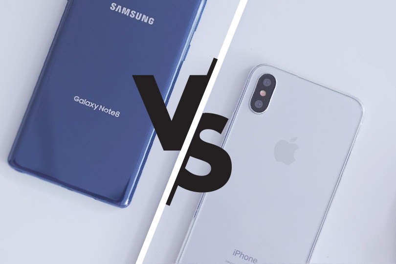 Выбираем гаджет: Apple iPhone X или Samsung Galaxy Note 8?