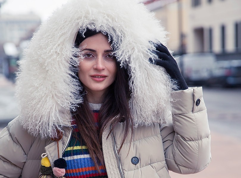 Style Notes c Мариной Изиловой: зимняя мода — черный тулуп, ...