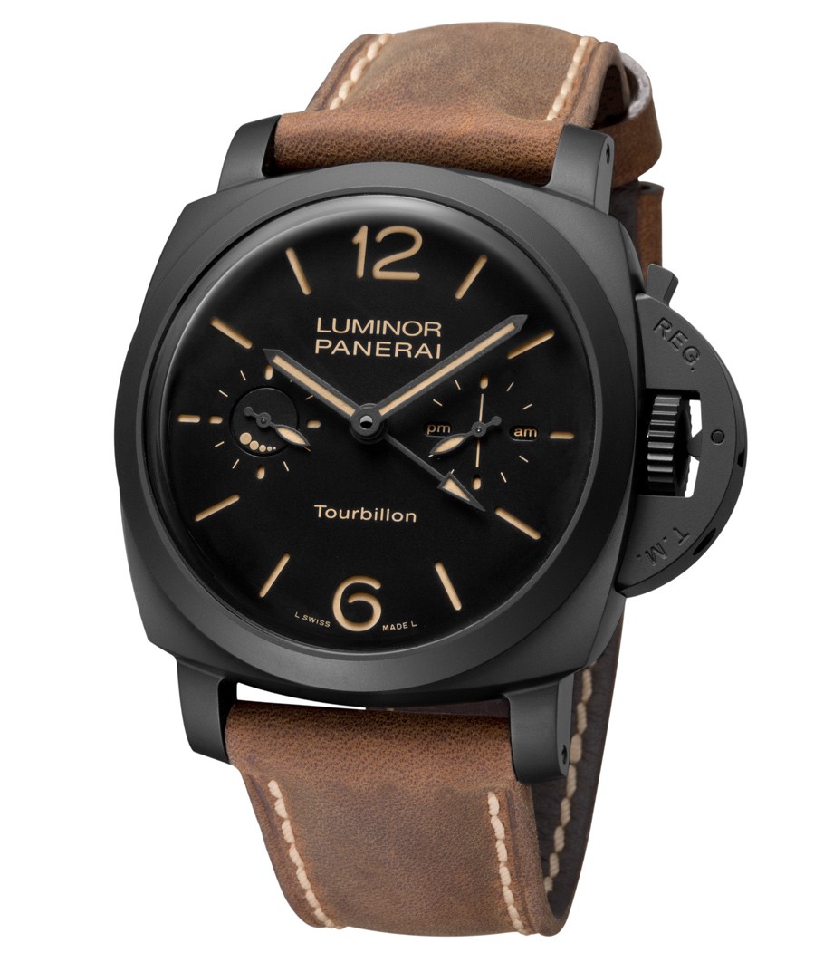 Shopping: часы Luminor 1950 Tourbillon GMT Ceramica в бутика...