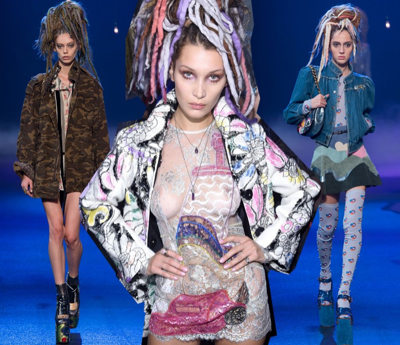 Style Notes: парад супермоделей или рейв-вечеринка? Marc Jac...