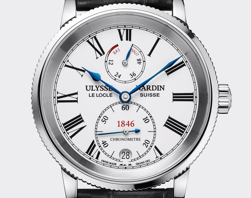 Время вспять: классический хронометр Marine 1846 Ulysse Nard...