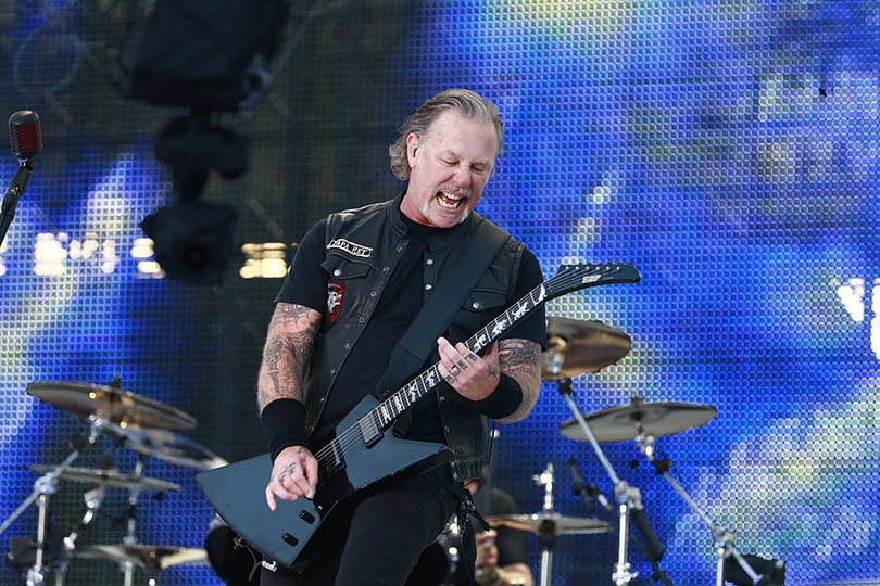 Группа Metallica спела песню «Группа крови» на концерте в Мо...