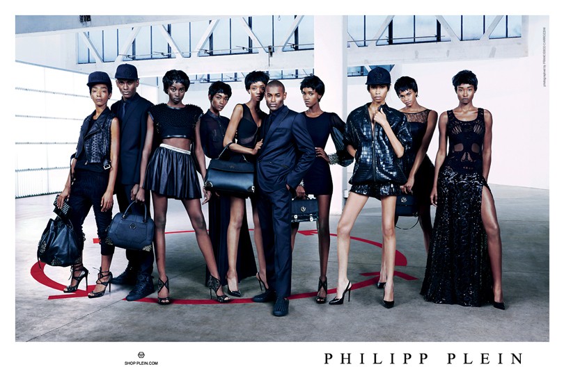 Коллекция. «Черная» реклама Philipp Plein весна-лето 2014