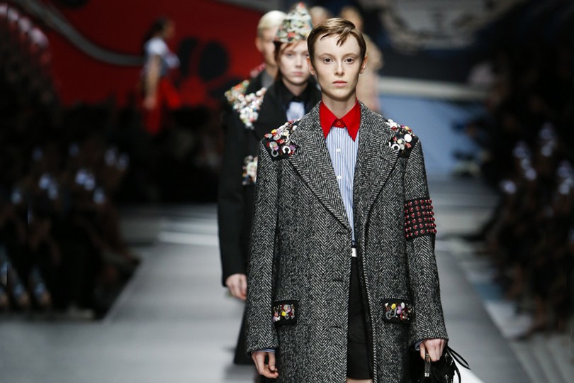 Гранж и комиксы на показе Prada