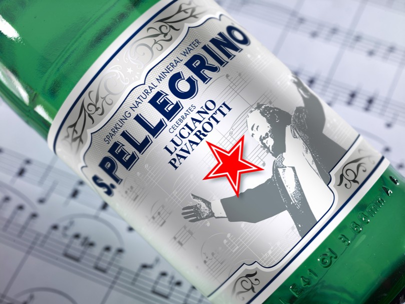Идея дня. Проект «S.Pellegrino celebrates Luciano Pavarotti»