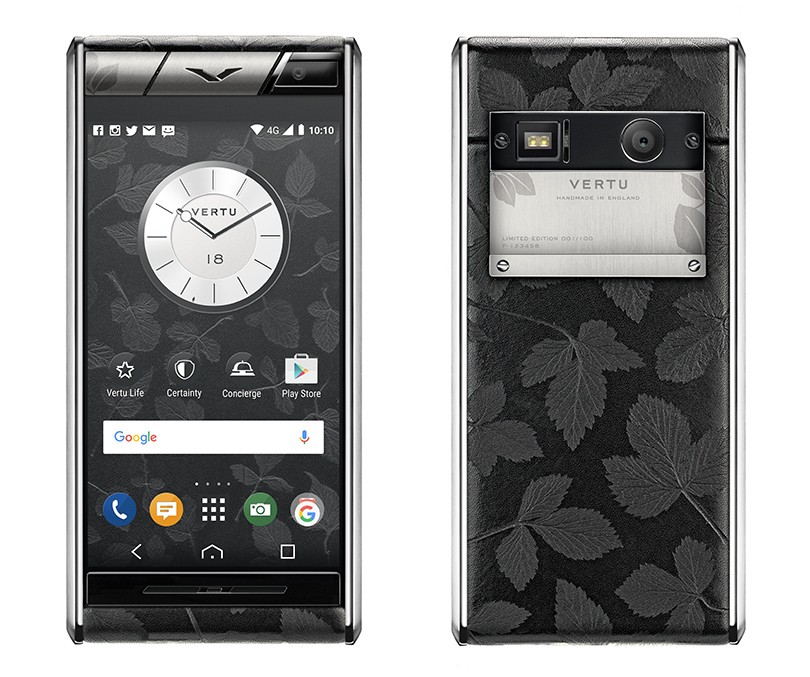 Механизмы: лимитированная серия смартфонов Vertu Aster Leaf ...