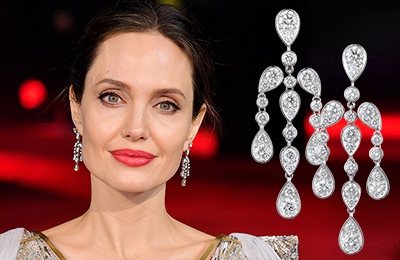 Фотоувеличение: Анджелина Джоли на лондонской премьере фильма «Малефисента: Владычица тьмы»