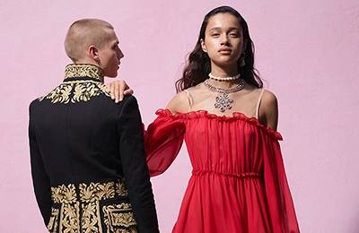 Ароматы ванили, сладкой ваты клубы: лукбук коллаборации Giambattista Valli и H&M