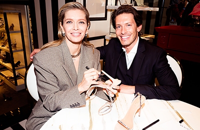 Презентация совместной коллекции Веры Брежневой и Aquazzura