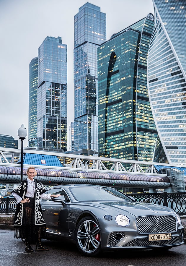 Анна Лепс и Bentley Continental GT
