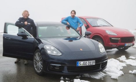 Авто с Яном Коомансом: Porsche Panamera 4S и путь через Швейцарские Альпы