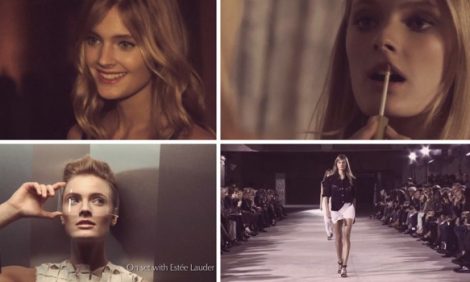 Видео дня. Один день из жизни модели Estée Lauder — Констанс Яблонски