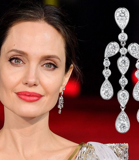 Фотоувеличение: Анджелина Джоли на лондонской премьере фильма «Малефисента: Владычица тьмы»