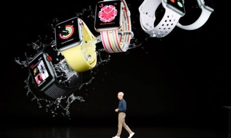 Часы с функцией ЭКГ и новые смартфоны: презентация Apple в Театре Стива Джобса