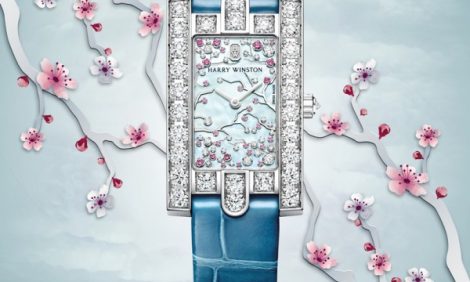 Часы & Караты: вишневая поэзия Harry Winston — часы Avenue Classic Cherry Blossom