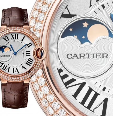 Часы & Караты: новинка Ballon Bleu с указателем фаз Луны из коллекции Cartier