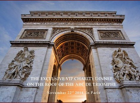 Идея дня от UUU Luxury Concierge: благотворительный ужин на крыше Триумфальной арки