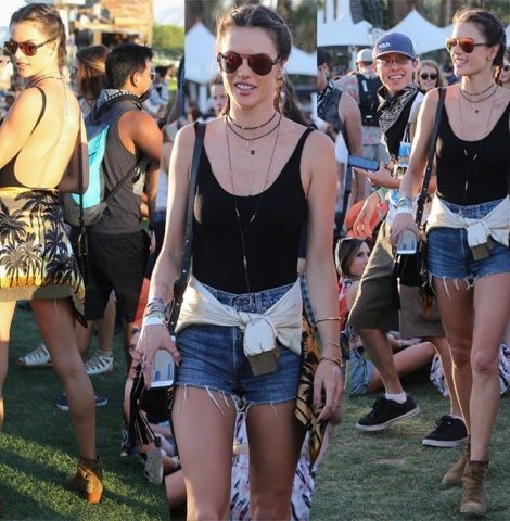 Star Look: фестивальный шик Алессандры Амбросио и другие звездные образы на Coachella