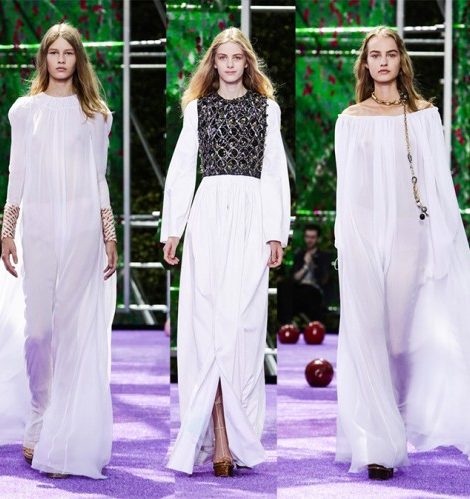 Style Notes: шоу Christian Dior на парижской Неделе haute couture