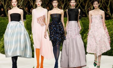 Haute Couture: цветочное шоу Christian Dior в Париже