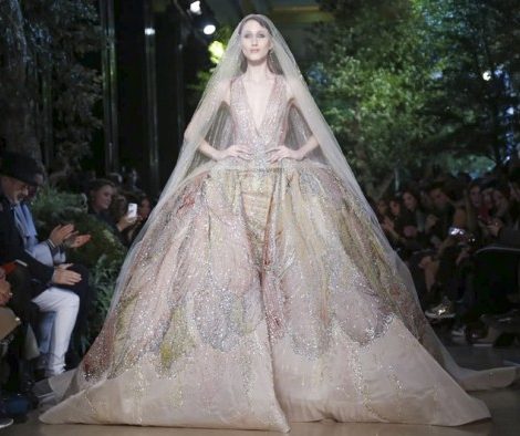 Style Notes: «райские птицы» на показе Elie Saab в Париже