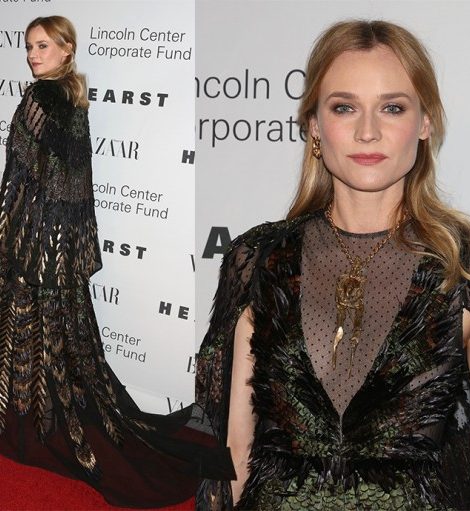 Star Look: птица счастья — Диана Крюгер на вечере Valentino