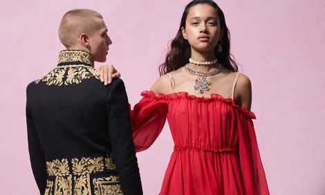 Ароматы ванили, сладкой ваты клубы: лукбук коллаборации Giambattista Valli и H&M