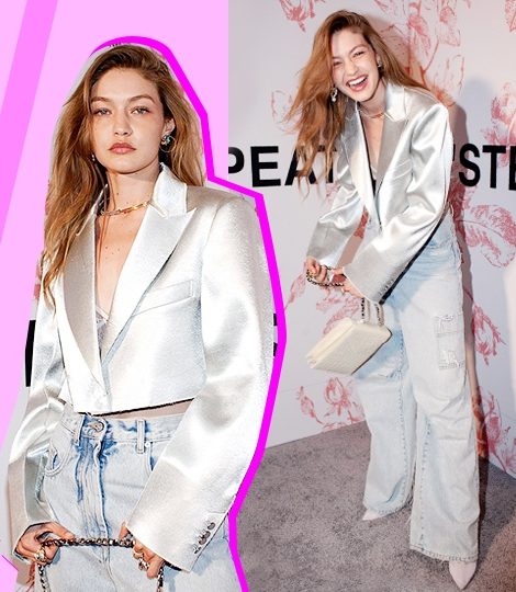 Star Look: где искать металлизированный жакет как у Джиджи Хадид?