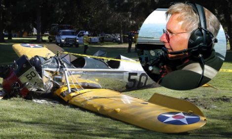 Блог редакции: Харрисон Форд потерпел крушение на своем самолете