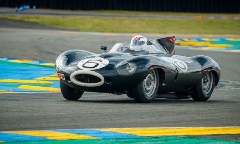 Авто: гоночные ретро-автомобили Jaguar на гонках Le Mans Classic