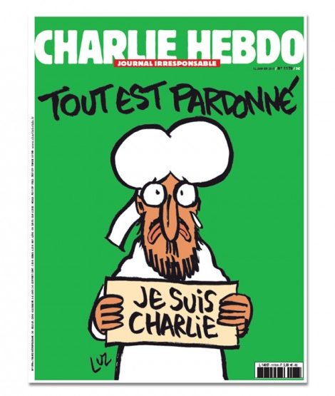 Блог редакции. «Все прощено»: в сети появилась обложка нового выпуска Charlie Hebdo