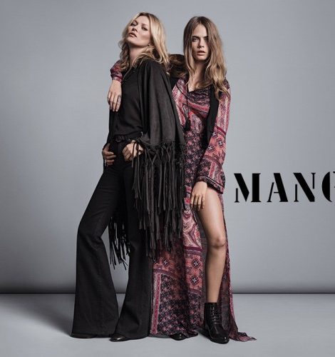 Style Notes: Кейт Мосс и Кара Делевинь в новой рекламе Mango