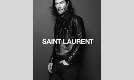 Киану Ривз — новое лицо Saint Laurent