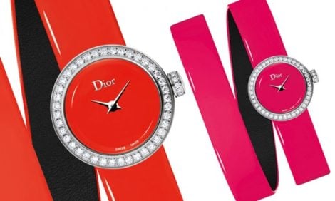 Пестрая лента: часы La Mini D de Dior Wraparound с цветными браслетами