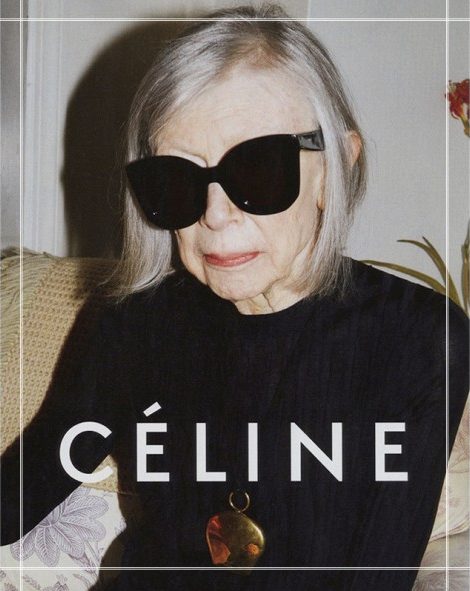 Style Notes: 80-летняя Джоан Дидион стала «лицом» рекламной кампании Celine