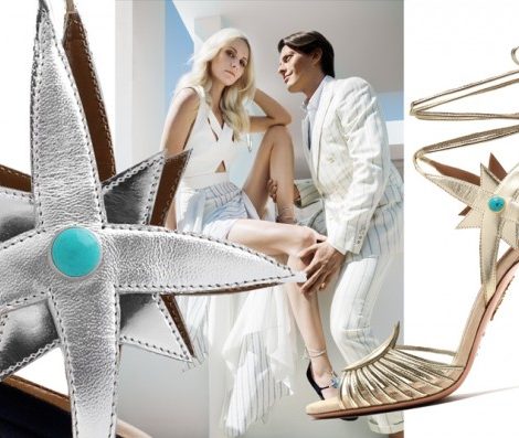Shoes & Bags Blog: капсульная коллекция Поппи Делевинь и Aquazzura